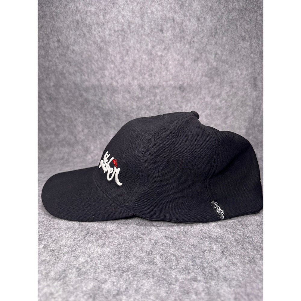 Quiksilver Mens Baseball Cap Black Embroidered Logo Paisley Pattern Hat - Picture 3 of 6